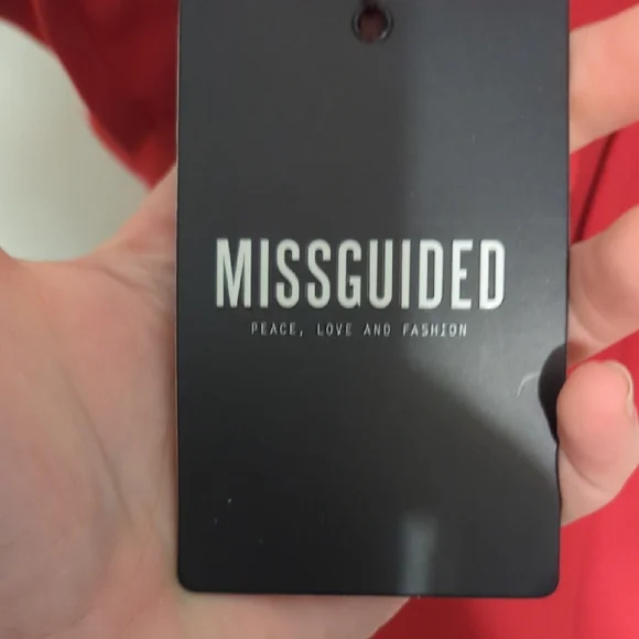 Missguided+ Bold Red Ruffle Mini Dress - Picture 2 of 5